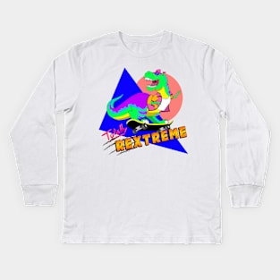 Totally REXtreme Kids Long Sleeve T-Shirt